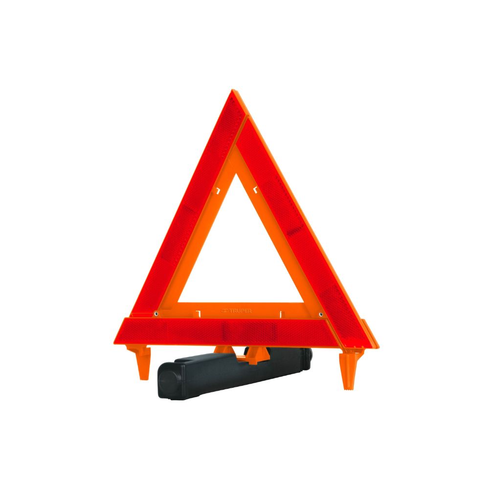 Triangulo de seguridad reflejante Truper plegable Triangulo de seguridad reflejante Truper plegable