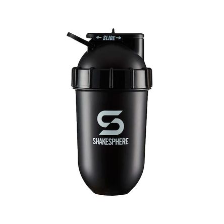 Protein Shaker Bottle 700ml Shakesphere Tumbler Original Glossy Black - SSGTUMBLERWWL