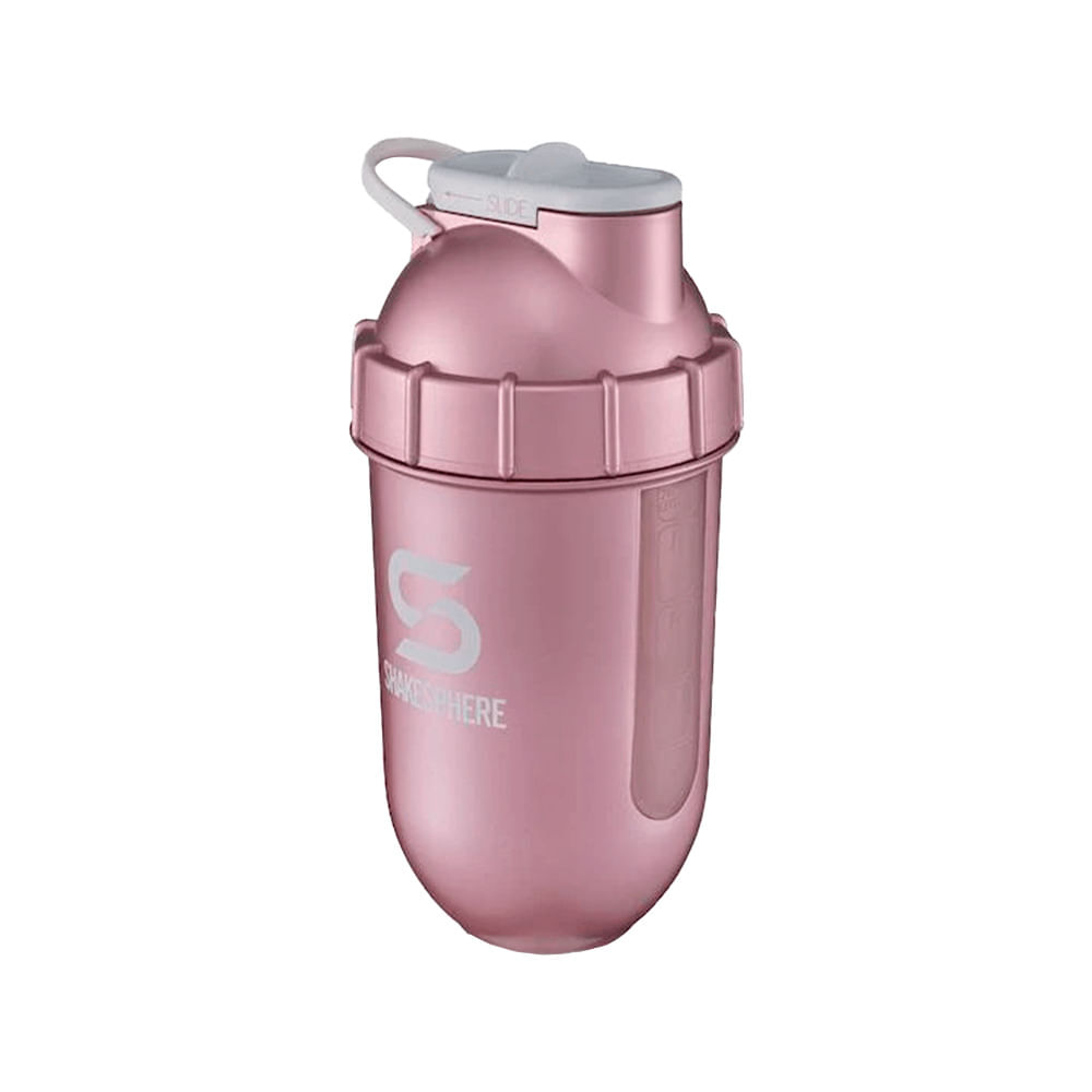 Protein Shaker Bottle 700ml Shakesphere Tumbler View Rose Gold - SSTUMBLERVIEWRGCWWL
