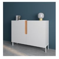 Zapatera Minimalista Mufasa TU MESITA Melamina 18mm color Blanco