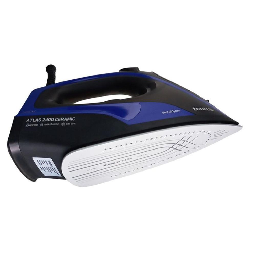 Plancha de Vapor Taurus ATLAS 2400 Base Ceramica Azul - Promart