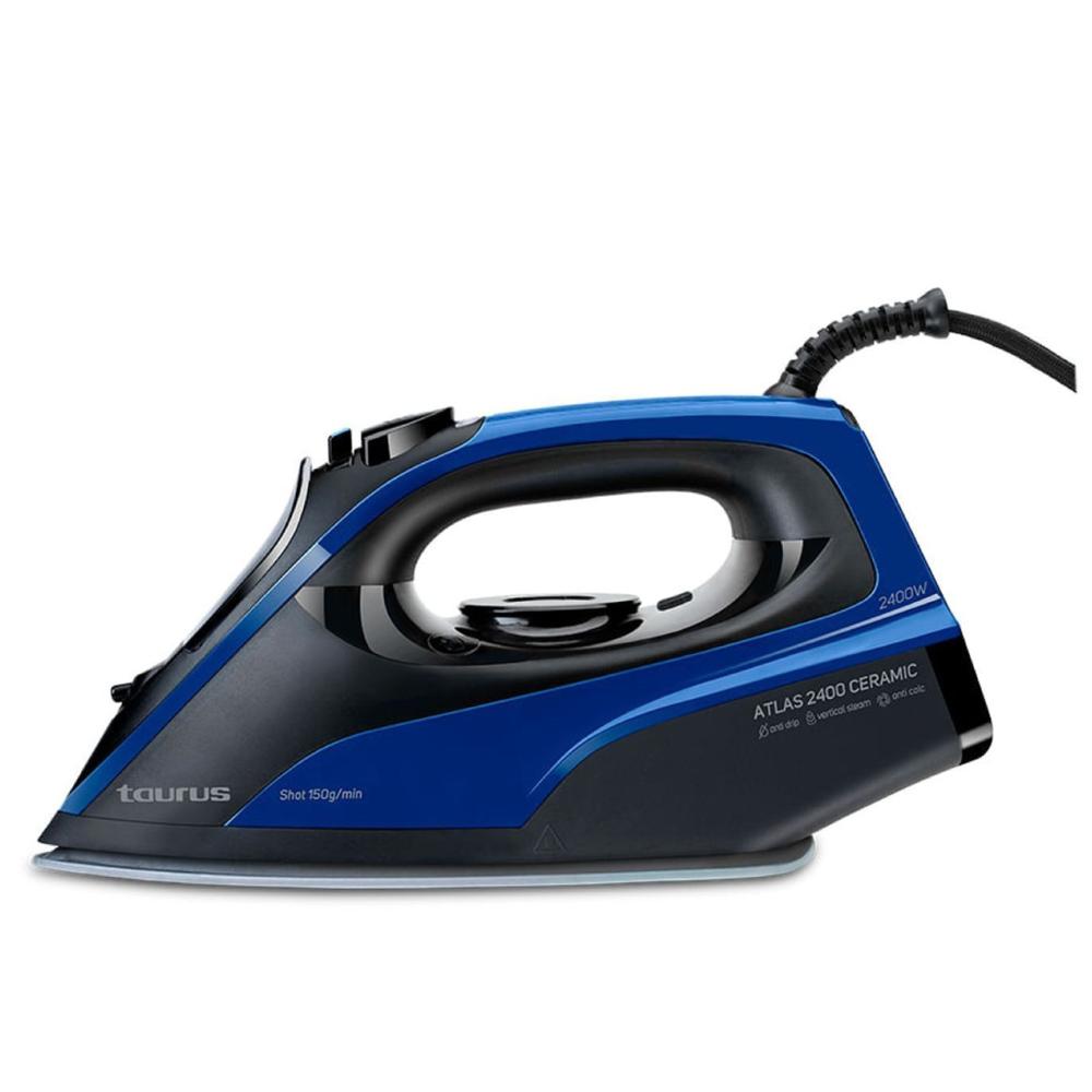 Plancha de Vapor Taurus ATLAS 2400 Base Ceramica Azul