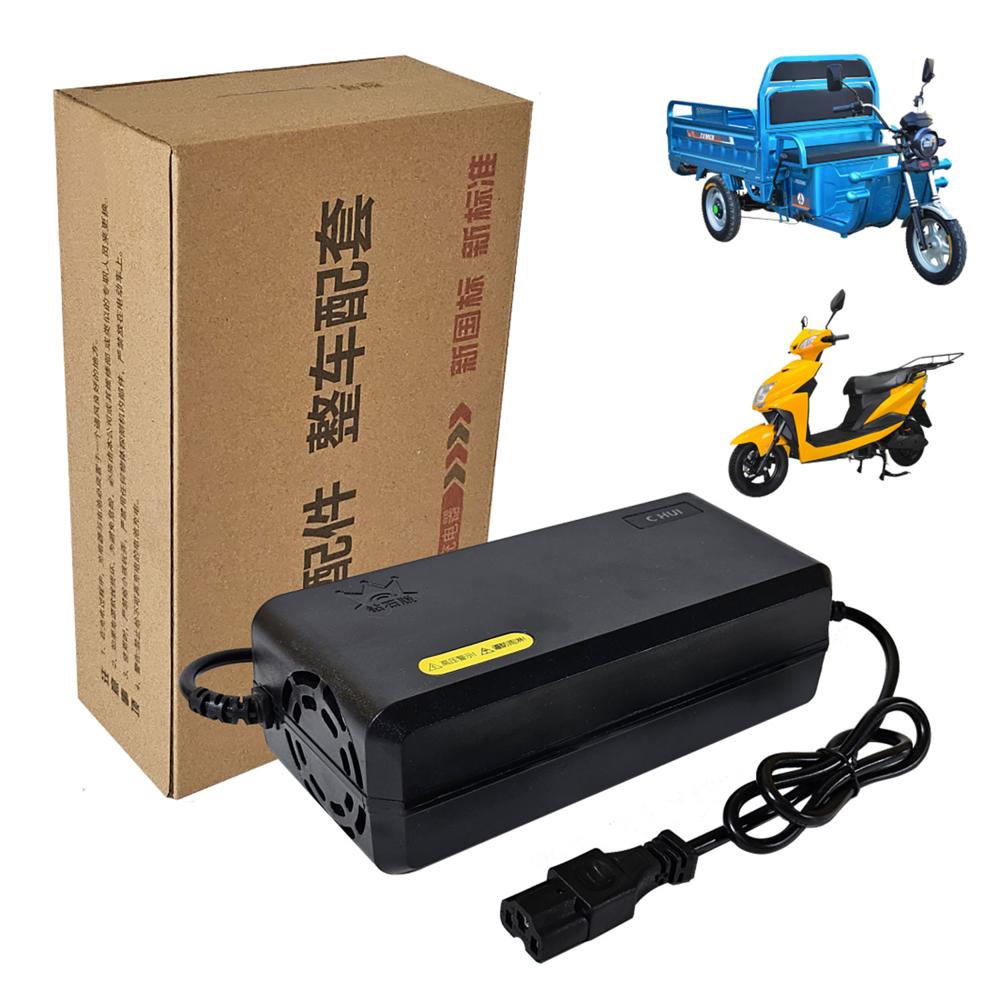 Cargador Para Moto Eléctrica de 60V 50Ah con Batería Plomo Acido