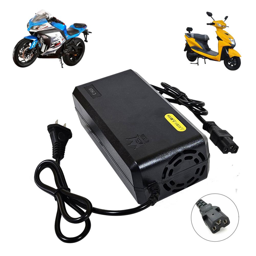 Cargador 72V 45Ah Para Moto Eléctrica con Batería Plomo Acido