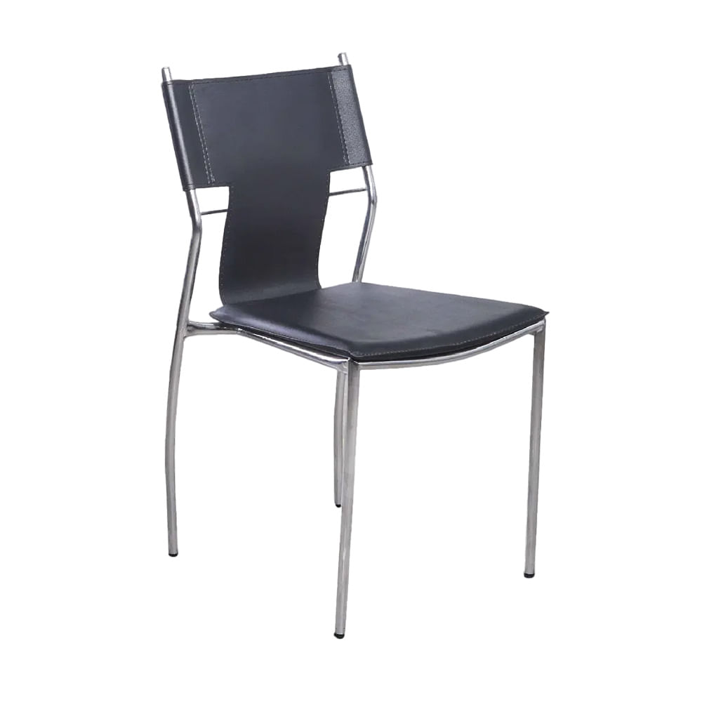 Silla de Visita Fija Uka Negro Ofideas