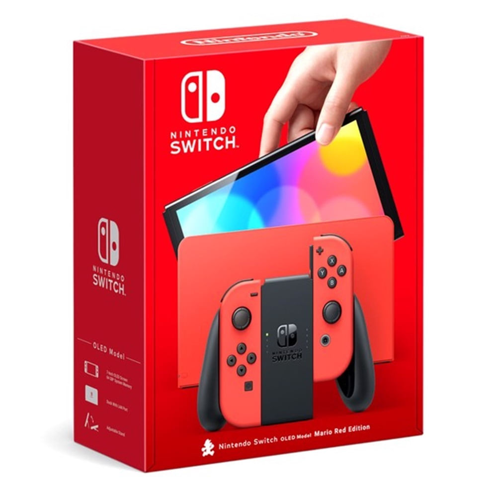 Consola Nintendo Switch Oled Modelo Edición Mario Red