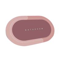 Alfombra Absorbente para Baño Ovalada