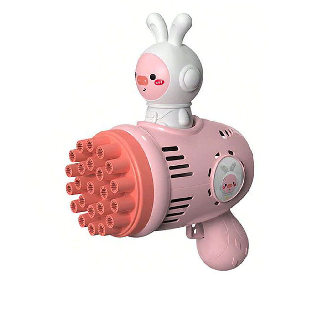 Pistola de burbujas linda y divertida Rosa