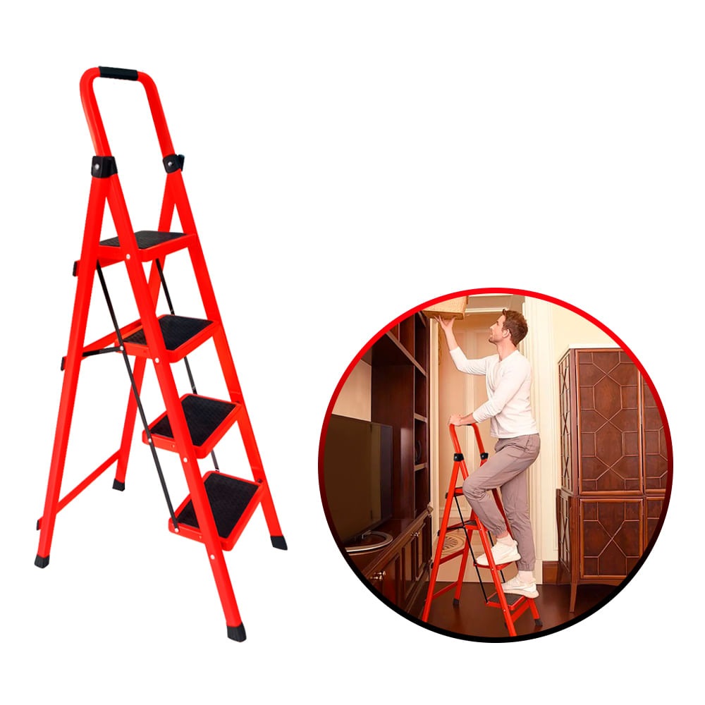 Escalera Plegable 4 Escalones