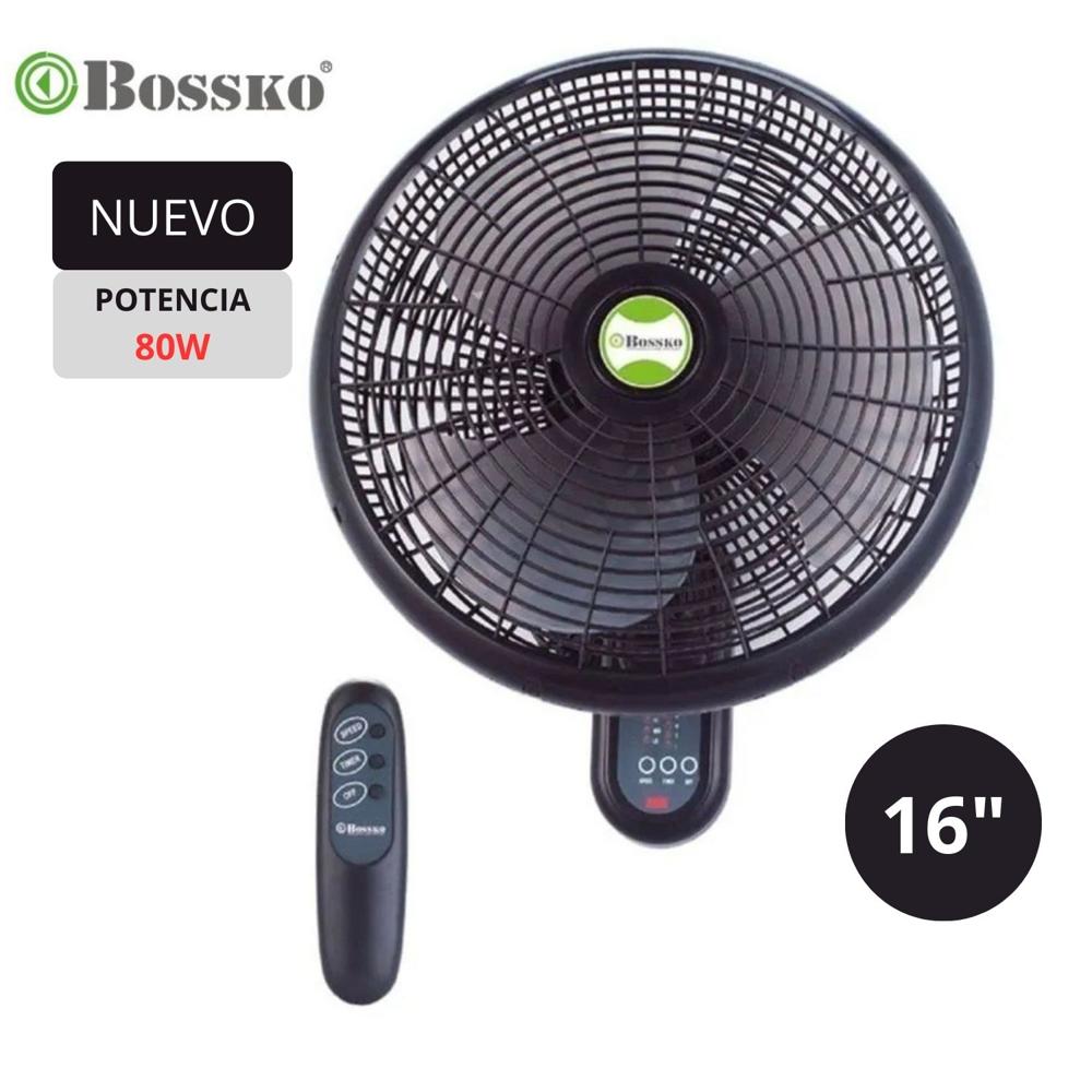 Ventilador Bossko de Pred de 16"" con Control Remoto