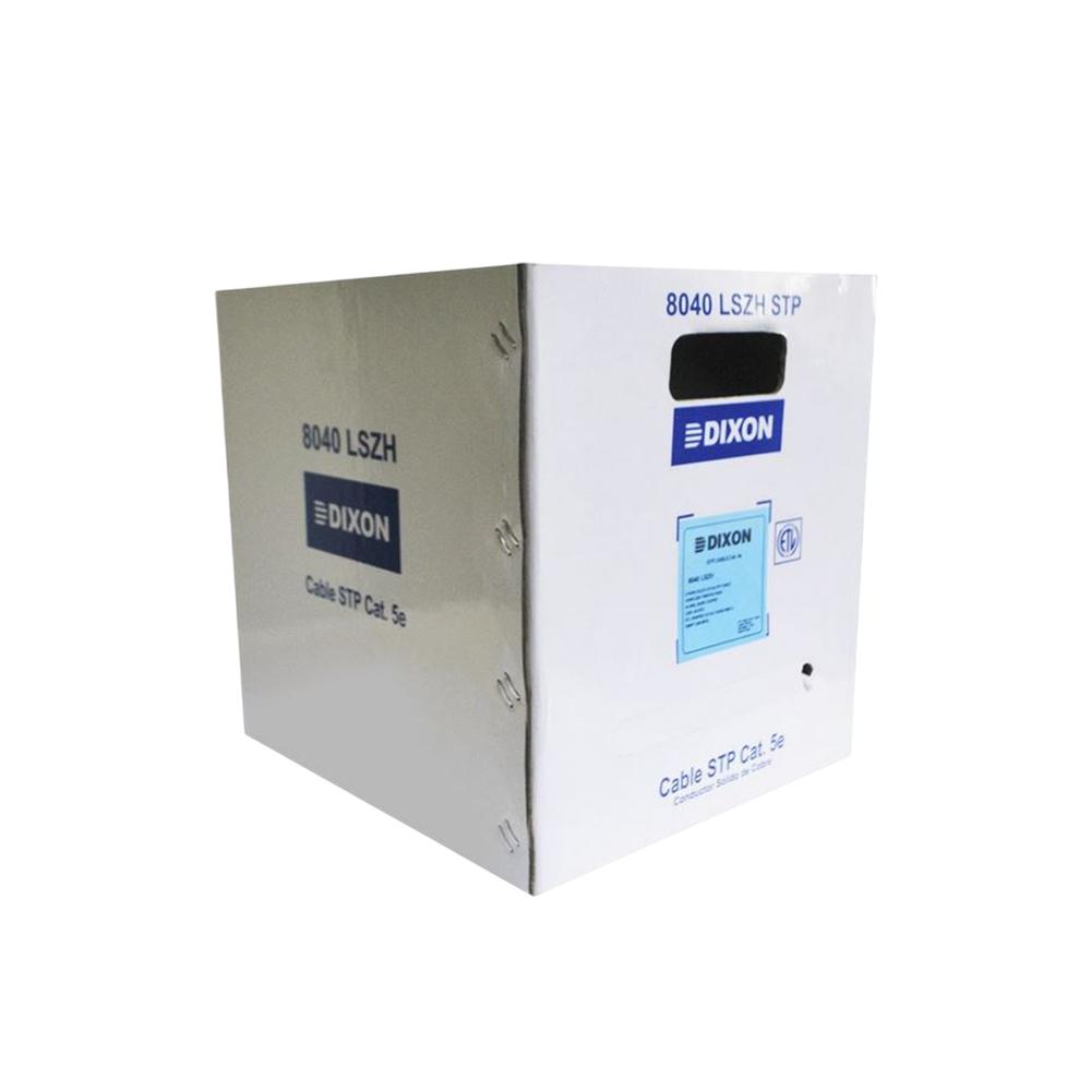 Rollo Cable Utp Cat.5e Dixon x caja 8040 LSZH 305m 24 AWG Interior PVC