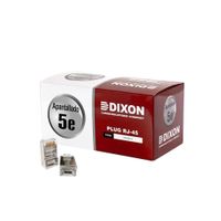 Caja 100 Conectores Rj45 Dixon para Utp Cat 5e Apantallados Cumple RoHs