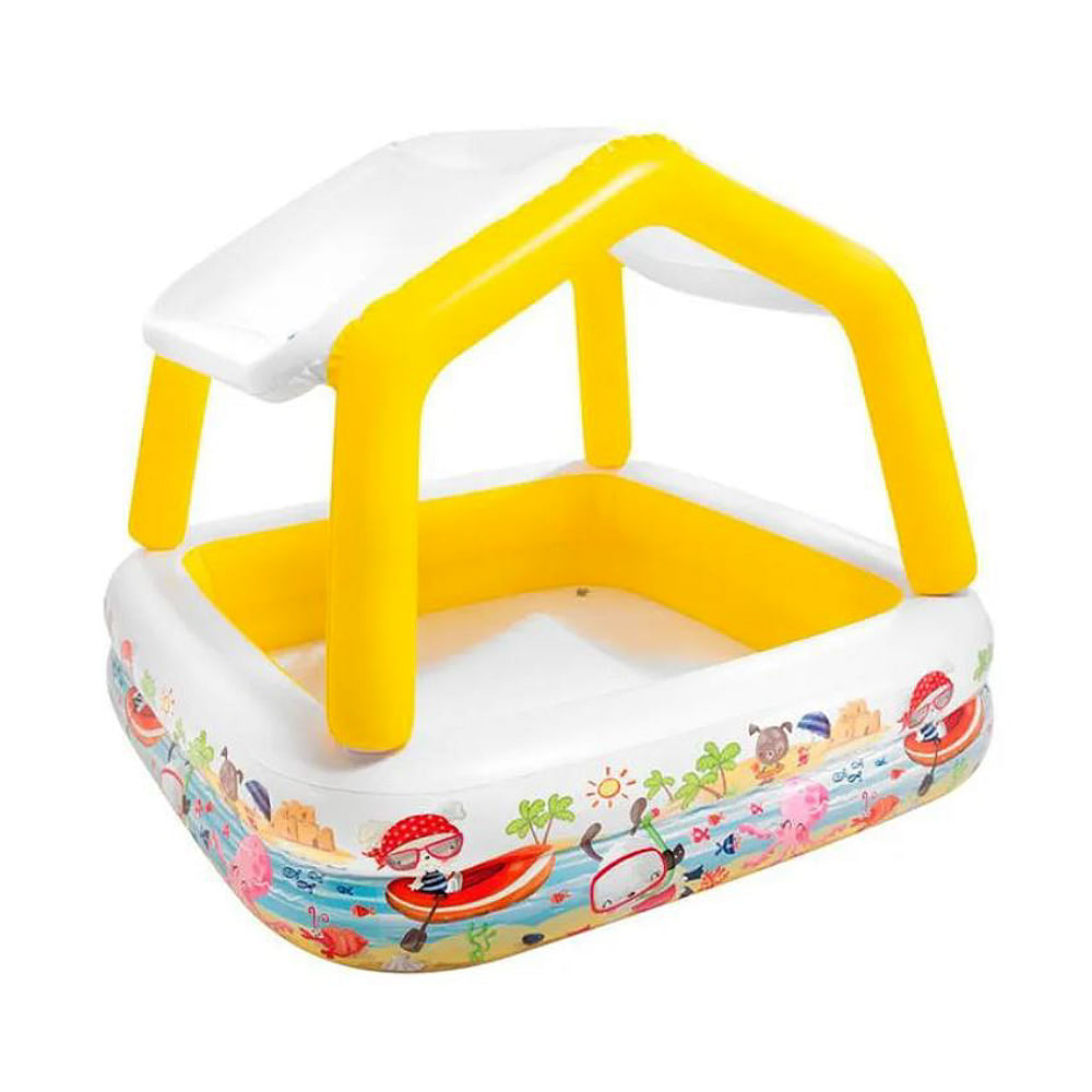 Piscina Inflable con toldo 1.57m x 1.57m x 1.22m