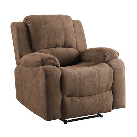 Sillón reclinable microfibra 1 Cuerpo Marrón Orange Sillón reclinable microfibra 1 Cuerpo Marrón Orange