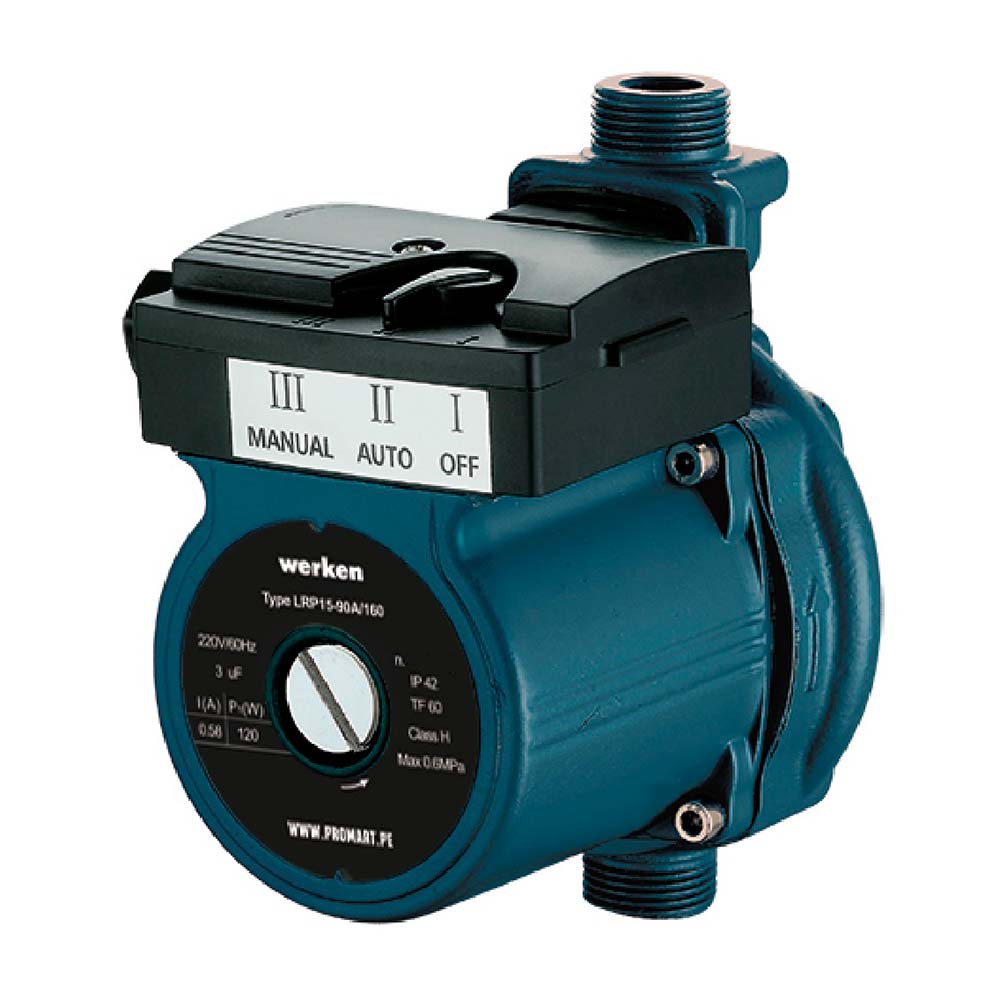 Bomba presurizadora automática 0.16hp Werken