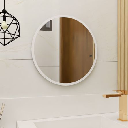 Espejo Venezia circular con diseño Sandblasting Tuhome