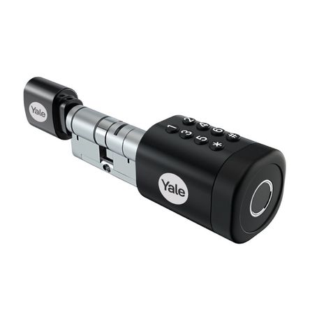 Cerrojo Digital Cilindro Biométrico Acero Negro Yale Cerrojo Digital Cilindro Biométrico Acero Negro Yale