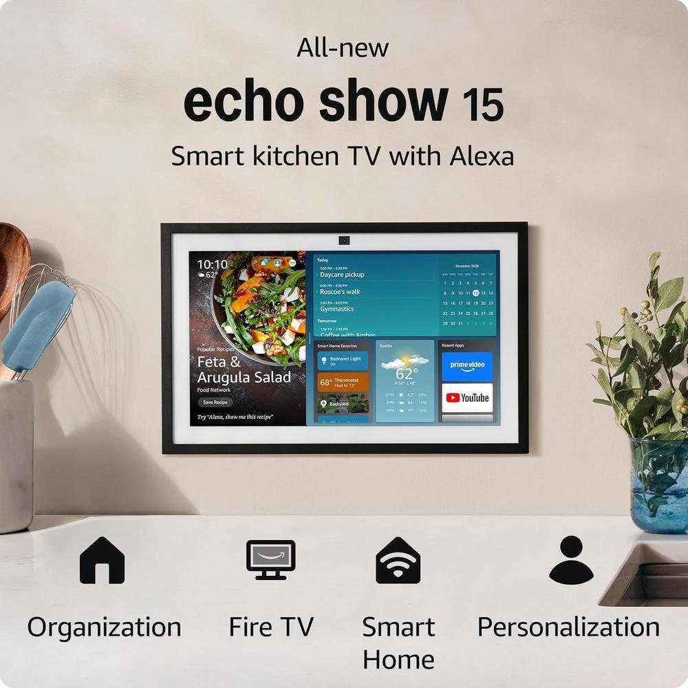 Pantalla Inteligente Amazon Echo Show 15 15.6p Full-HD