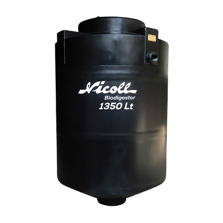 Tanque Biodigestor Nicoll 1350 litros Negro + Accesorios Tanque Biodigestor Nicoll 1350 litros Negro + Accesorios