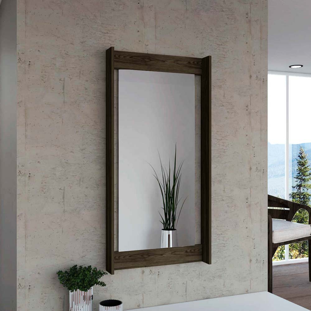 Espejo Decorativo Melamina Escala 120cm Tuhome Marrón Espejo Decorativo Melamina Escala 120cm Tuhome Marrón