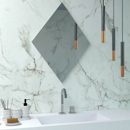 Espejo Serrano en forma de rombo Tuhome Espejo Serrano en forma de rombo Tuhome