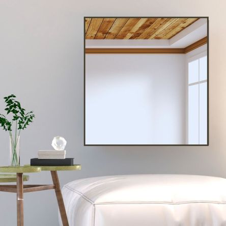 Espejo Ambar Negro 58x58cm Tuhome Espejo Ambar Negro 58x58cm Tuhome