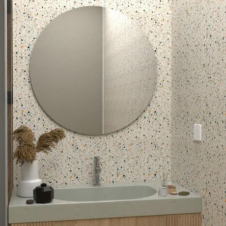 Espejo de Baño Capri Circular 75x75cm Tuhome Espejo de Baño Capri Circular 75x75cm Tuhome