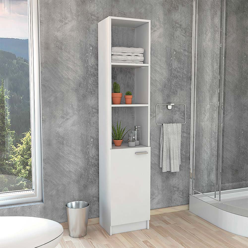 Mueble Organizador Mencía Blanco Melamina Tuhome Mueble Organizador Mencía Blanco Melamina Tuhome