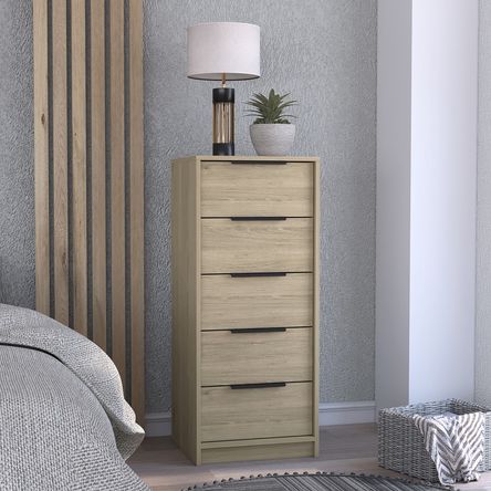 Cómoda Kaia 5 cajones Rovere Tuhome