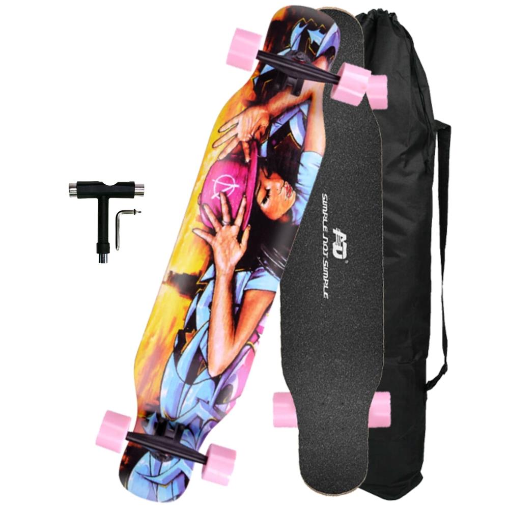 Skate Longboard 42'' Dancing Cruising Downhill - Girl