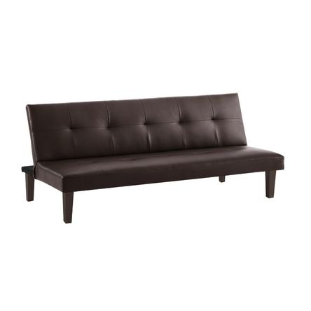 Futon Nuevo Arizona Cuero Pu Marrón Orange