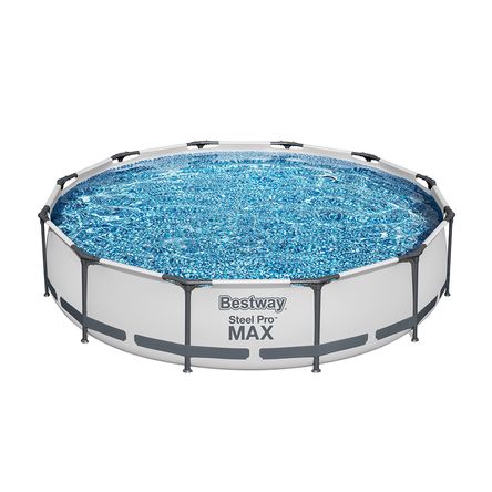 Piscina Estructural Circular Bestway Steel Pro Max 6473L 366x366x76cm Gris Piscina Estructural Circular Bestway Steel Pro Max 6473L 366x366x76cm Gris