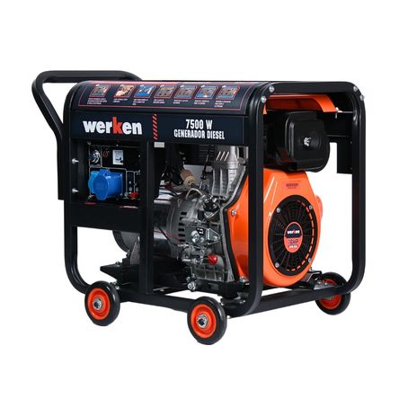 Generador Diesel HP8500CXE 7500W Werken Generador Diesel HP8500CXE 7500W Werken