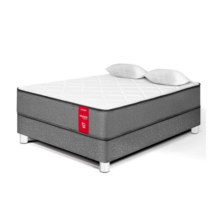 Cama Paraíso Lifestyles Pocket 2 Plazas Plata