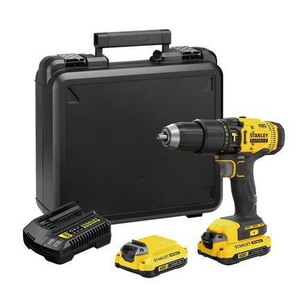 Taladro percutor 20V Max SCD711C2K-B2 Stanley Taladro percutor 20V Max SCD711C2K-B2 Stanley