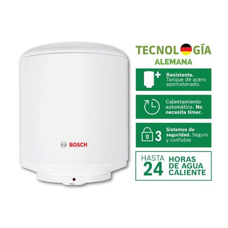 Terma Eléctrica Bosch Comfort 50L Modelo Basic 2 Color Blanco Terma Eléctrica Bosch Comfort 50L Modelo Basic 2 Color Blanco