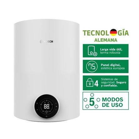 Terma Eléctrica Bosch SmarTank 50L + Kit de Instalación Terma Eléctrica Bosch SmarTank 50L + Kit de Instalación