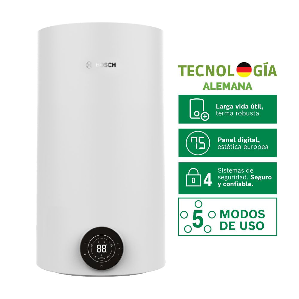 Terma Eléctrica Bosch SmarTank 80L + Kit de Instalación