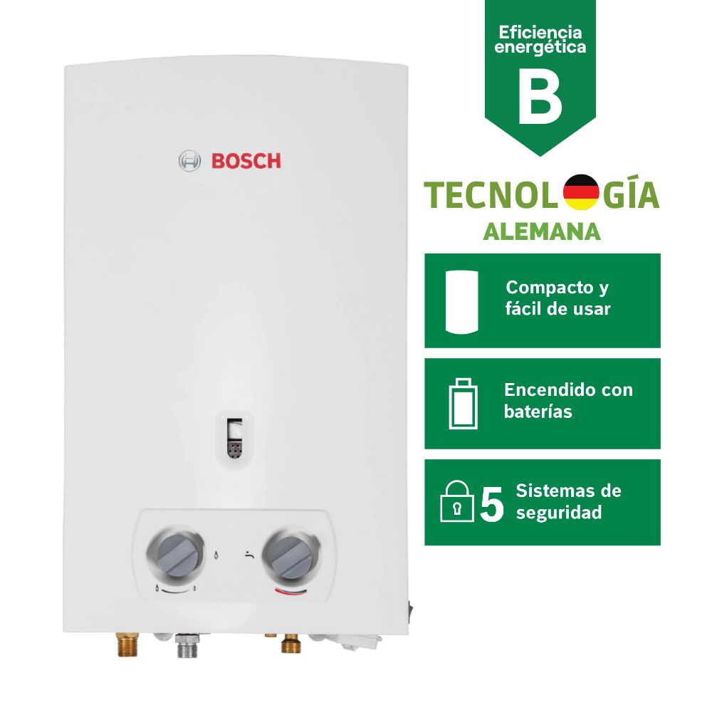 Terma a Gas Bosch GN 10L + Kit de Instalación