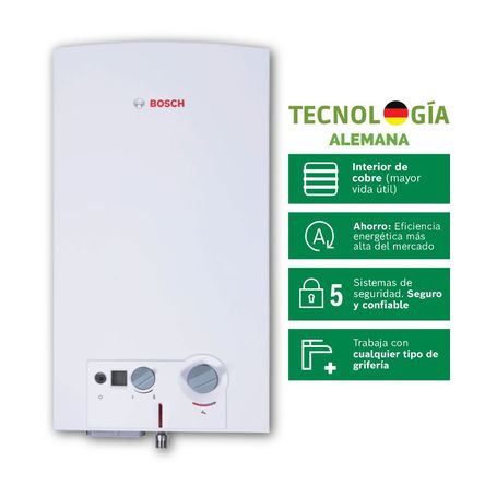 Terma a Gas Bosch GN Premium 11L Automodulante + Kit