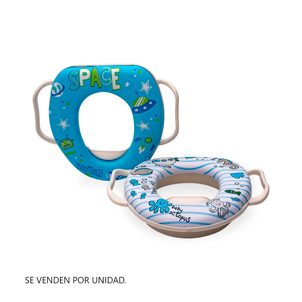 Asiento Infantil con Asas Pitukasa de Plástico Mate para Inodoro Asiento Infantil con Asas Pitukasa de Plástico Mate para Inodoro