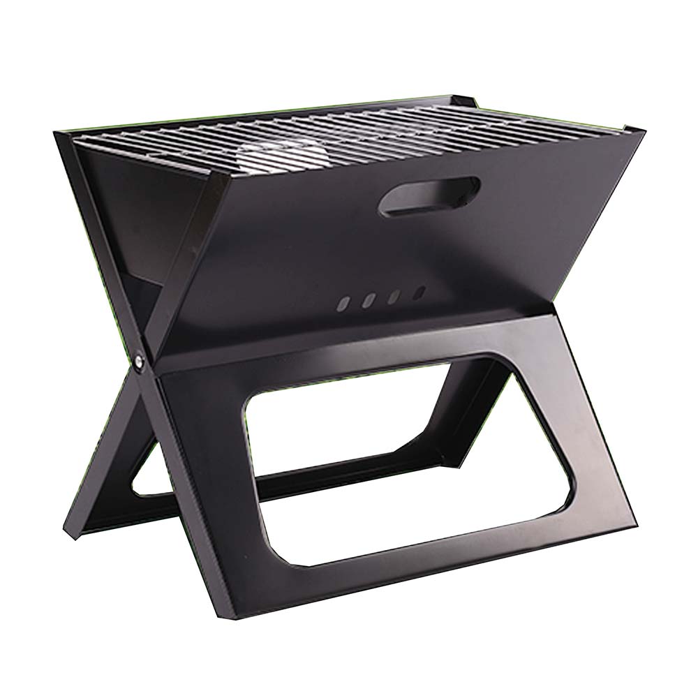Parrilla al Carbón Plegable Portátil 46x44cm Negro Orange 37x46.2x44cm