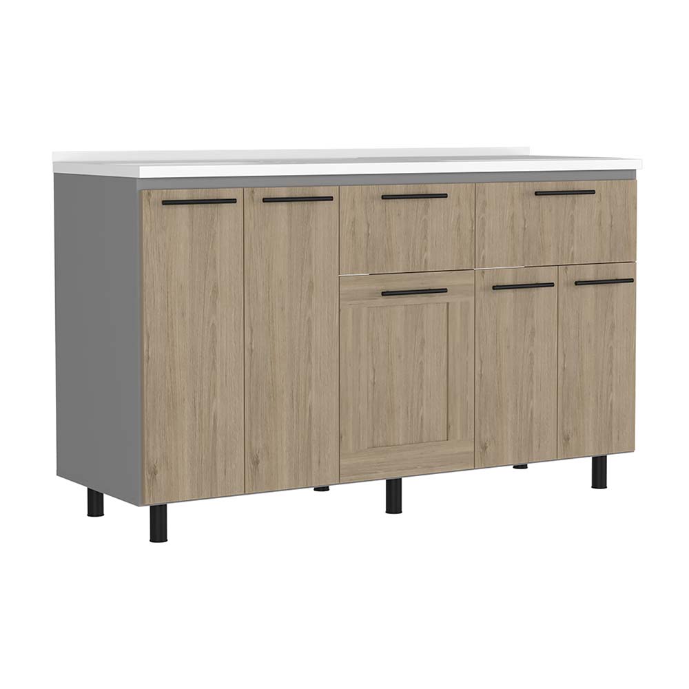 Mueble bajo 150cm Hasselt con lavadero Tuhome