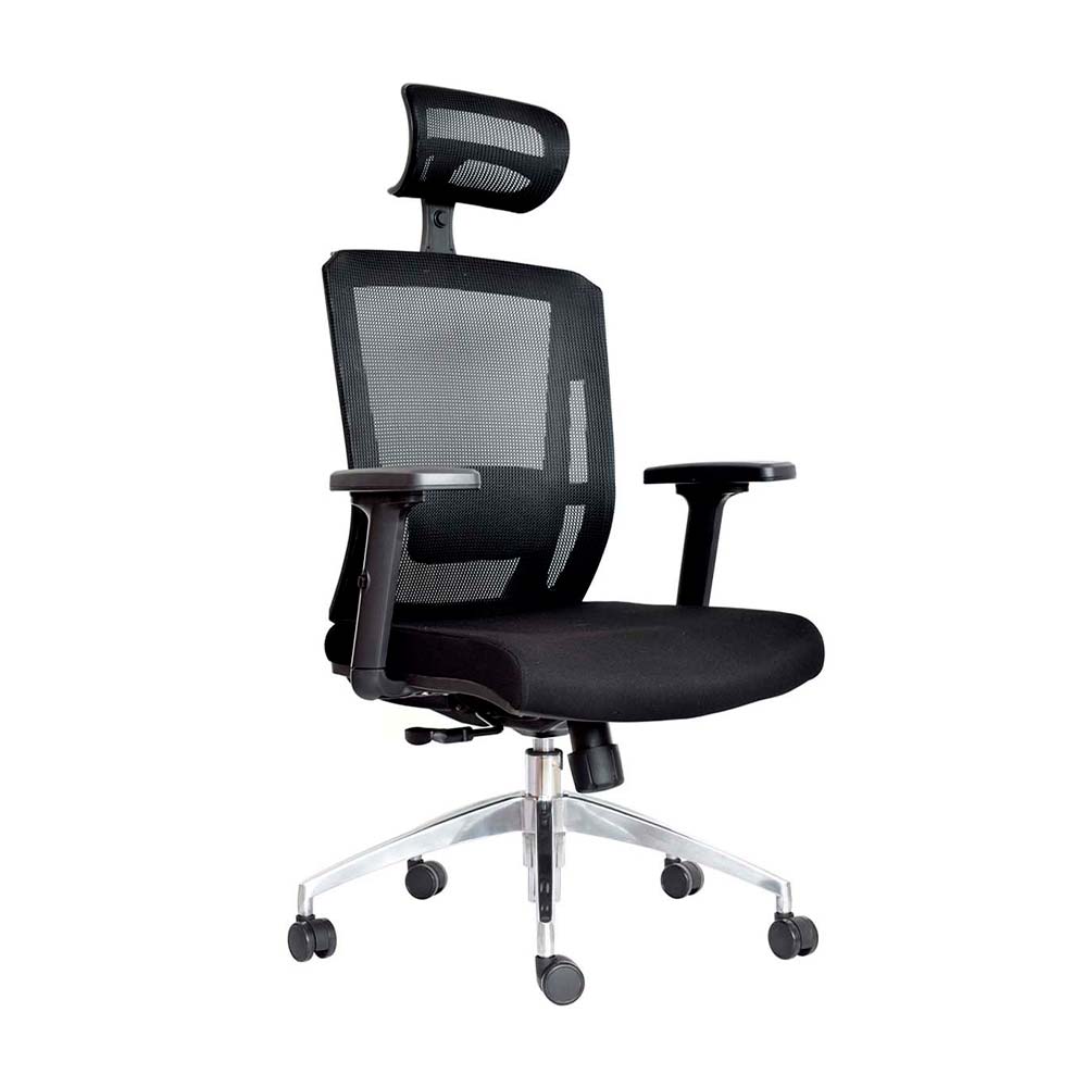 Silla de Oficina Ergonomica Delphi Synchro Negro Alta Bonno Silla de Oficina Ergonomica Delphi Synchro Negro Alta Bonno