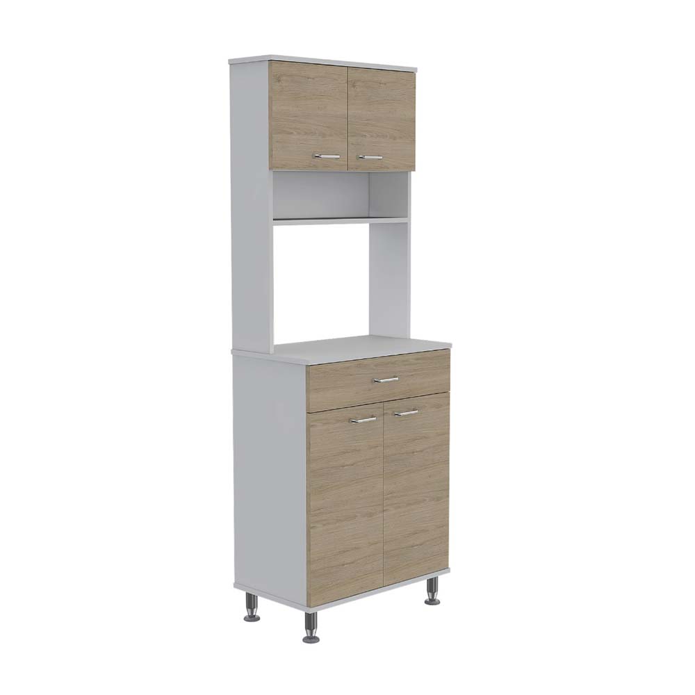 Mueble Alacena de Cocina Kitchen 60cm Melamina Blanco/Rovere Tuhome Mueble Alacena de Cocina Kitchen 60cm Melamina Blanco/Rovere Tuhome