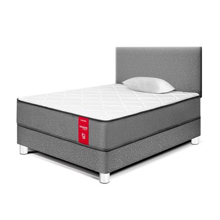 Dormitorio Paraíso Lifestyles Pocket 1.5 Plazas Plata