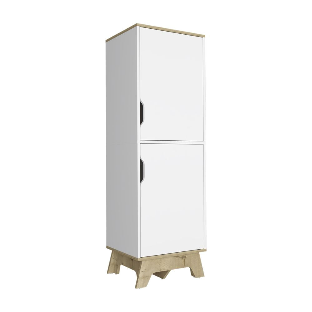 Mueble Alacena de Cocina Bicolor 45cm Melamina Blanco/Duna Tuhome