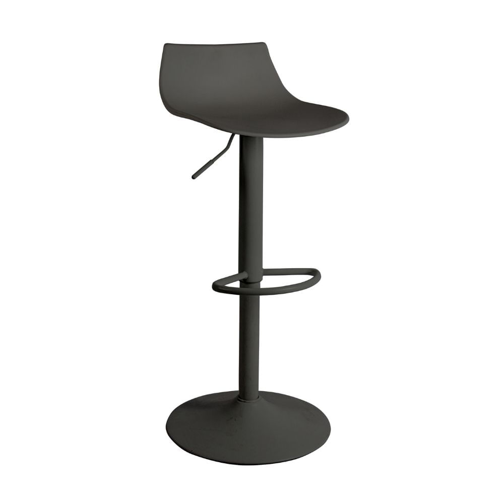 Banco Giratorio para Bar Cairo Polipropileno/Acero Negro Orange