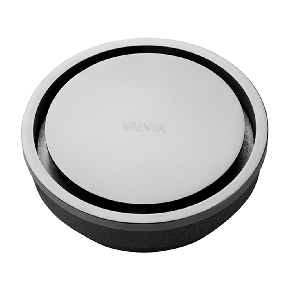 Sumidero Decorativo Redondo de Acero Inoxidable Vainsa 2""