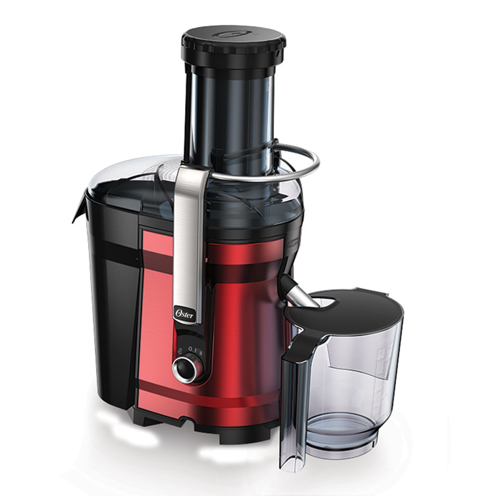 Extractor de Jugos Oster 1000W FPSTJE318R  Tecnología de AutoLimpieza